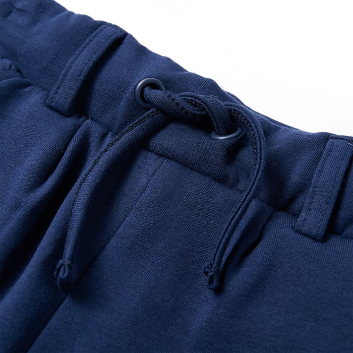 Pantaloni pentru copii cu șnur, bleumarin, 128 - WALTI WALTI