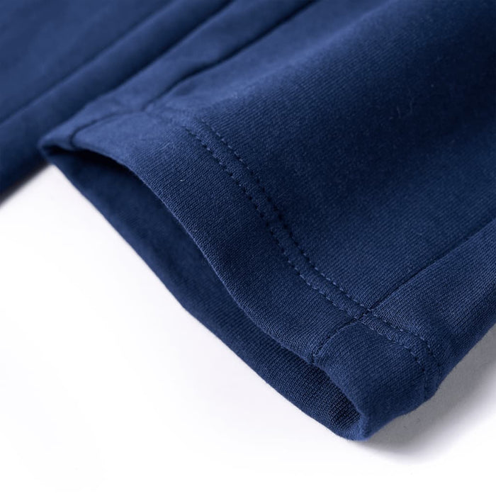 Pantaloni pentru copii cu șnur, bleumarin, 128 - WALTI WALTI
