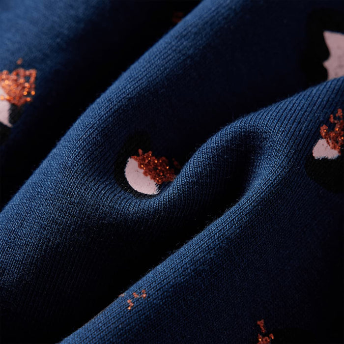 Rochie pentru copii cu mâneci lungi, bleumarin, 140 - WALTI WALTI