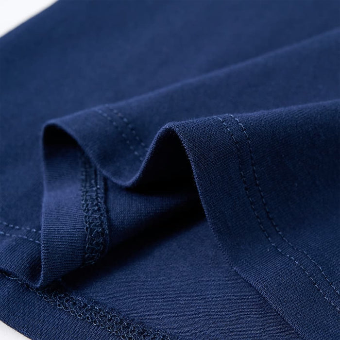 Tricou pentru copii cu mâneci lungi, bleumarin, 104 - WALTI WALTI