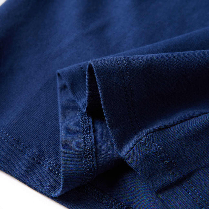 Tricou pentru copii cu mâneci lungi, bleumarin, 140 WALTI