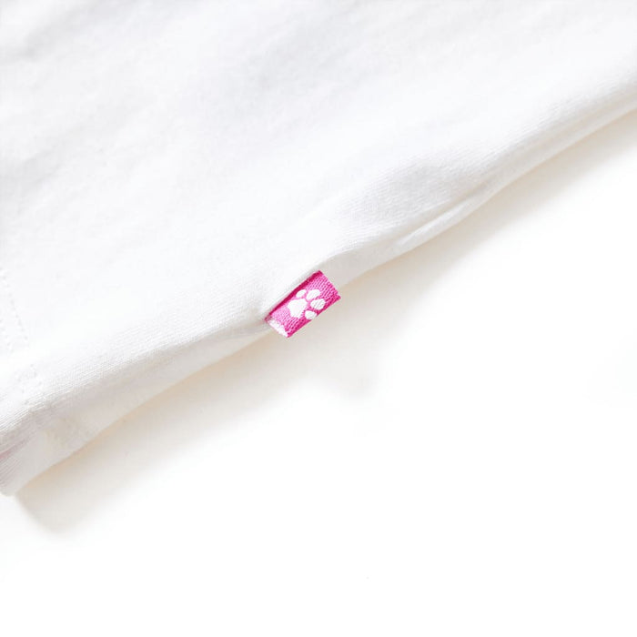 Tricou pentru copii cu mâneci lungi, ecru, 104 - WALTI WALTI