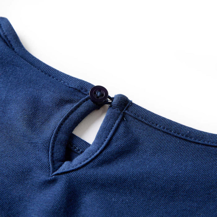 Tricou cu mâneci lungi pentru copii bleumarin, 92 WALTI