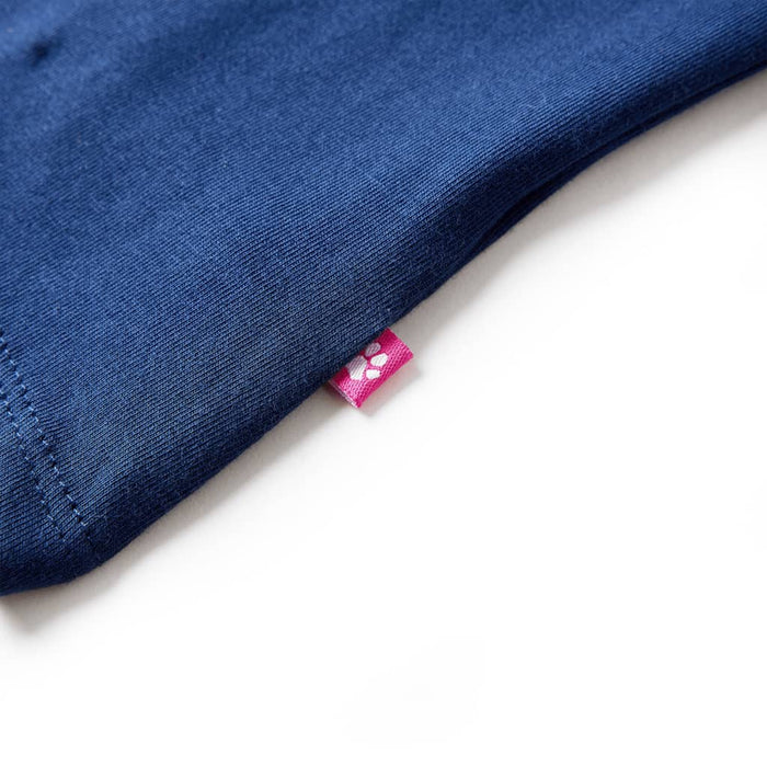 Tricou cu mâneci lungi pentru copii, bleumarin, 104 WALTI