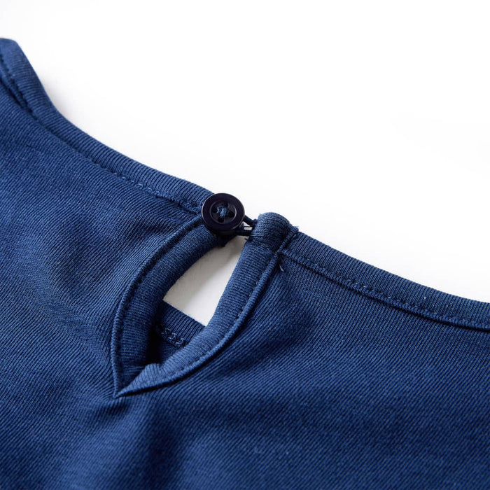 Tricou cu mâneci lungi pentru copii, bleumarin, 116 WALTI