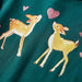 Tricou de copii cu mâneci lungi verde închis 116 - WALTI WALTI