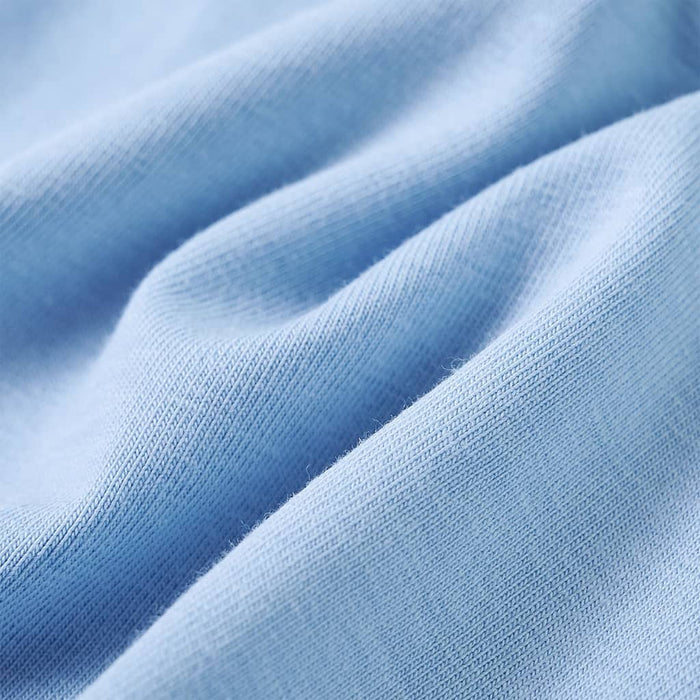 Tricou copii cu mâneci lungi, albastru deschis, 92 WALTI