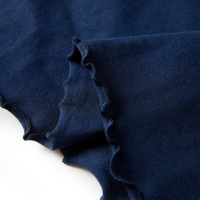 Tricou pentru copii cu mâneci lungi, bleumarin, 128 WALTI