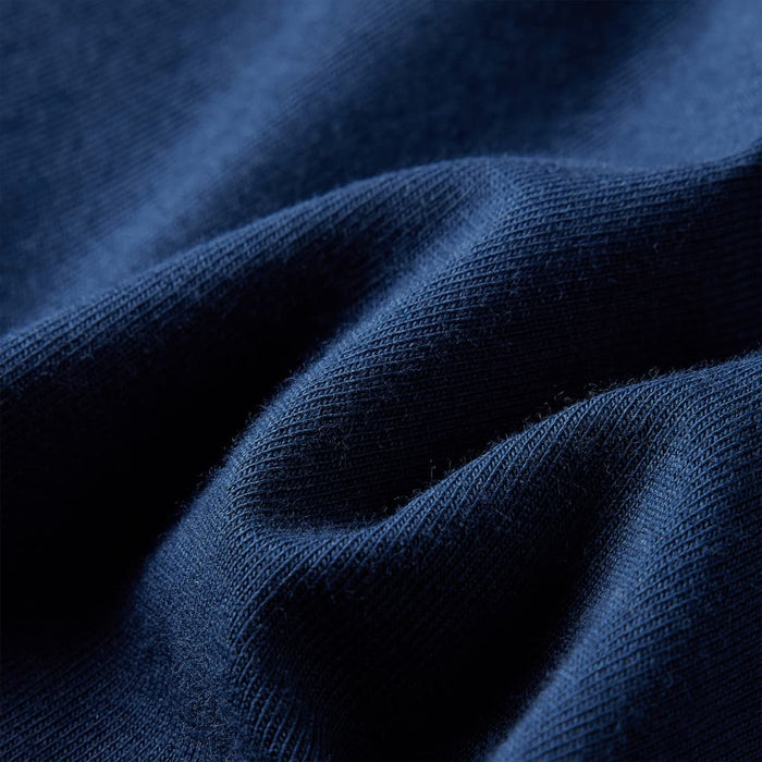Tricou pentru copii cu mâneci lungi, bleumarin, 128 WALTI