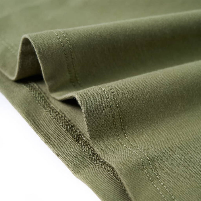 Tricou pentru copii cu mâneci lungi, kaki, 128 WALTI