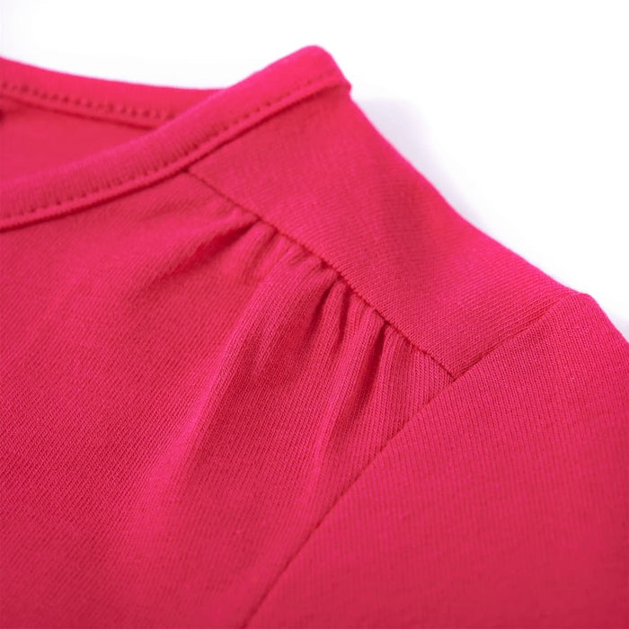 Tricou pentru copii cu mâneci lungi, roz aprins, 116 - WALTI WALTI