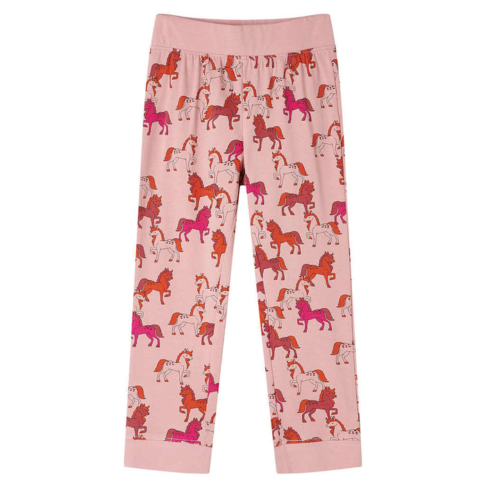 Pijamale pentru copii cu mâneci lungi roz deschis 92 - WALTI WALTI