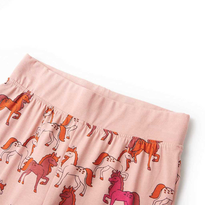 Pijamale pentru copii cu mâneci lungi roz deschis 116 WALTI