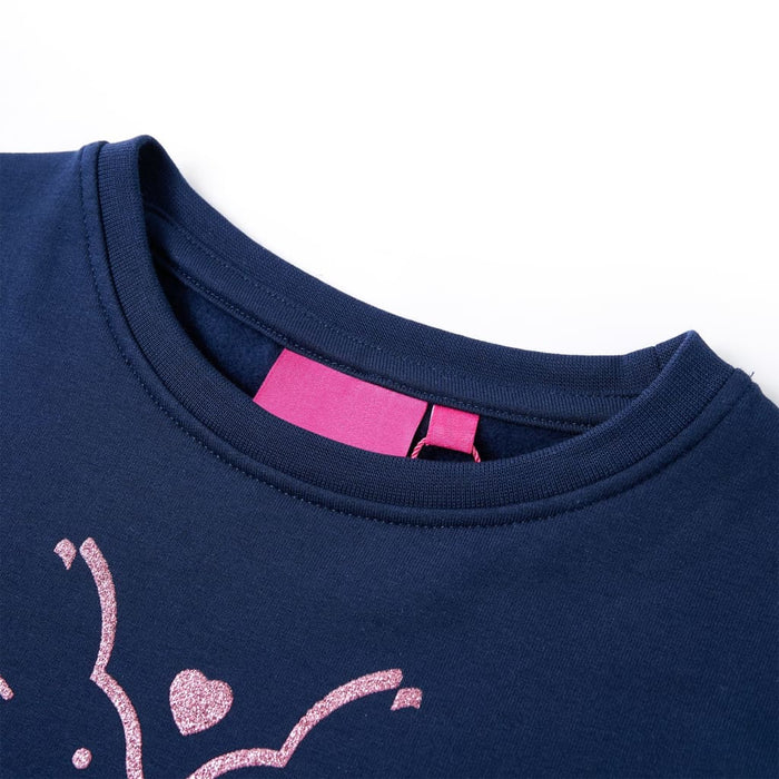 Rochie hanorac pentru copii, bleumarin, 92 - WALTI WALTI