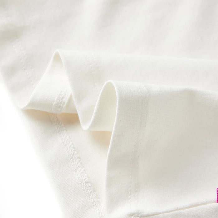 Tricou pentru copii cu mâneci lungi, ecru 104 WALTI