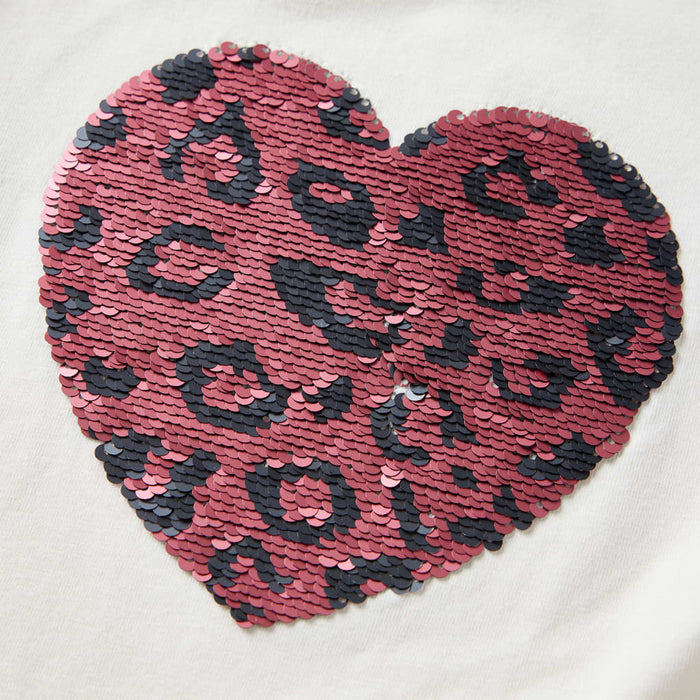 Tricou pentru copii cu mâneci lungi, ecru 116 WALTI