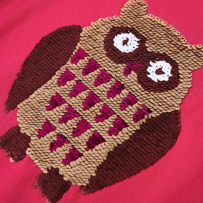 Tricou pentru copii cu mâneci lungi, roz aprins, 92 - WALTI WALTI
