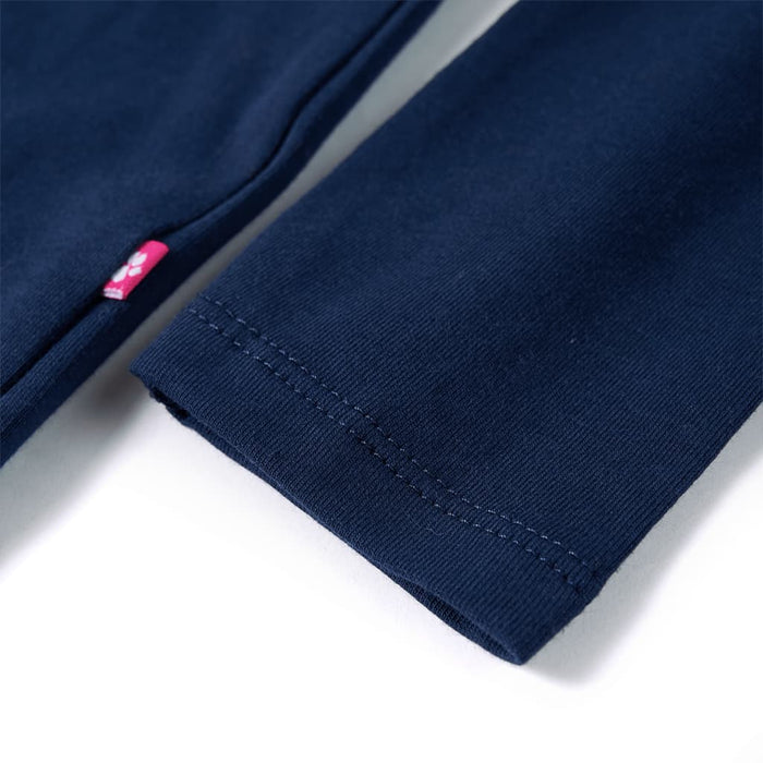 Tricou pentru copii cu mâneci lungi, bleumarin 92 - WALTI WALTI