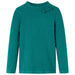 Tricou de copii cu mâneci lungi, tricot cu nervuri, verde închis, 104 - WALTI WALTI