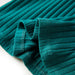 Tricou de copii cu mâneci lungi, tricot cu nervuri, verde închis, 116 - WALTI WALTI