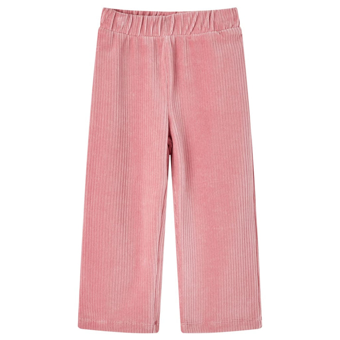 Pantaloni de copii din velur, roz, 104 WALTI