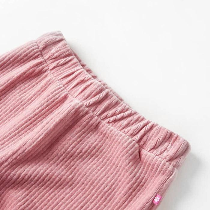 Pantaloni de copii din velur, roz, 104 WALTI