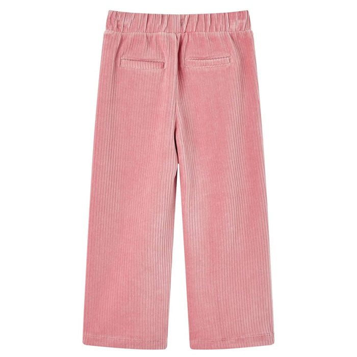 Pantaloni de copii din velur, roz, 116 - WALTI WALTI