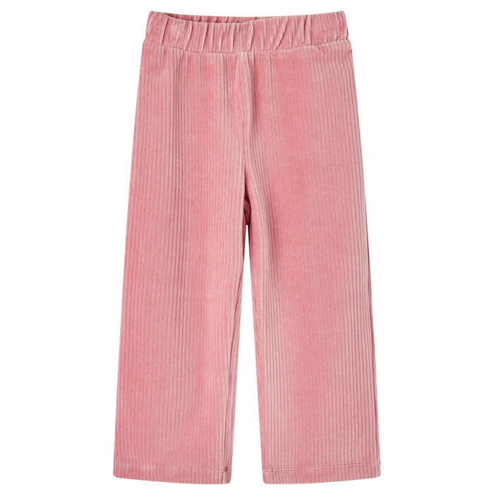 Pantaloni de copii din velur, roz, 128 WALTI