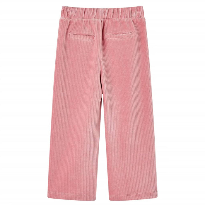 Pantaloni de copii din velur, roz, 140 WALTI
