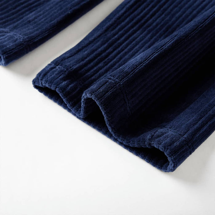 Pantaloni de copii din velur, bleumarin, 116 - WALTI WALTI