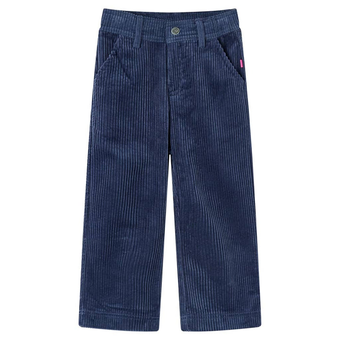Pantaloni de copii din velur, bleumarin, 92 WALTI
