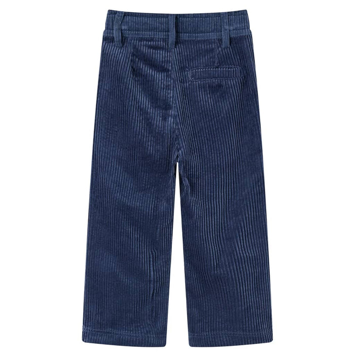 Pantaloni de copii din velur, bleumarin, 92 WALTI