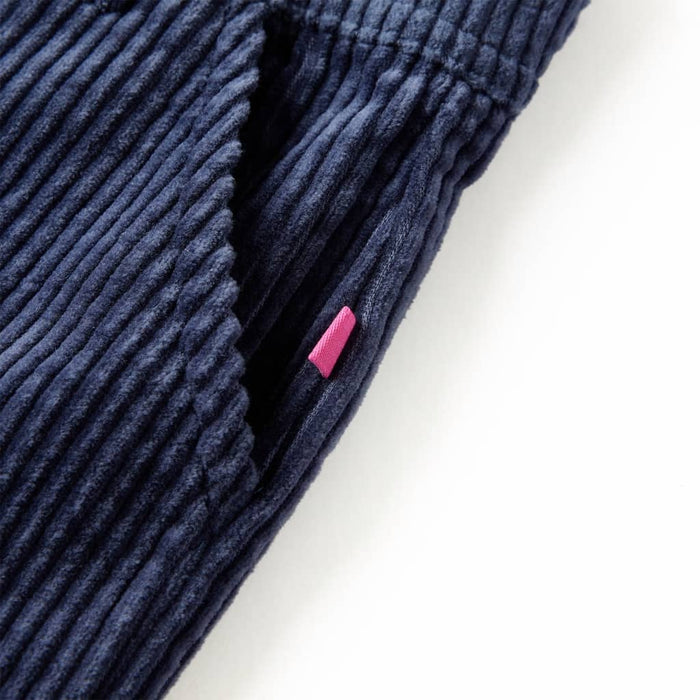 Pantaloni de copii din velur, bleumarin, 92 WALTI