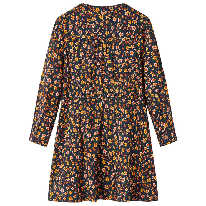Rochie cu mâneci lungi pentru copii, bleumarin, 92 WALTI