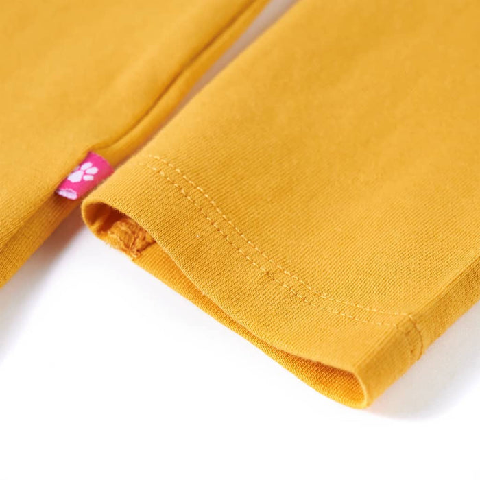 Tricou pentru mâneci lungi pentru copii, ocru, 116 - WALTI WALTI