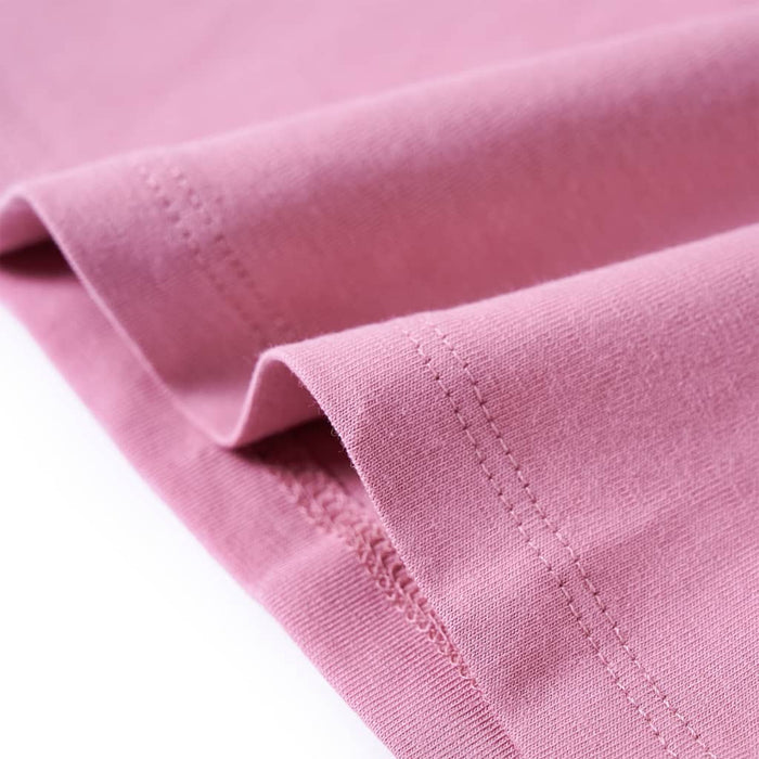 Tricou pentru copii cu mâneci lungi, roz ars, 104 WALTI
