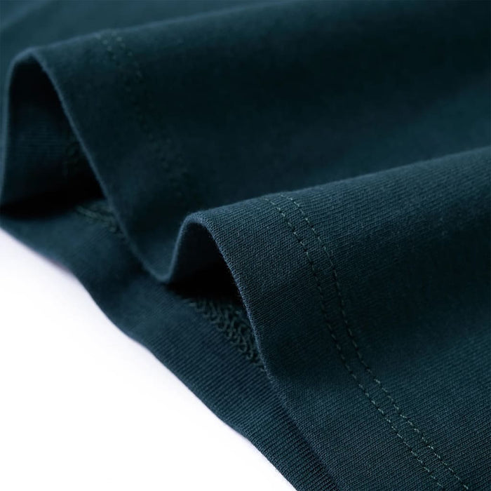 Tricou de copii cu mâneci lungi, verde închis, 104 - WALTI WALTI