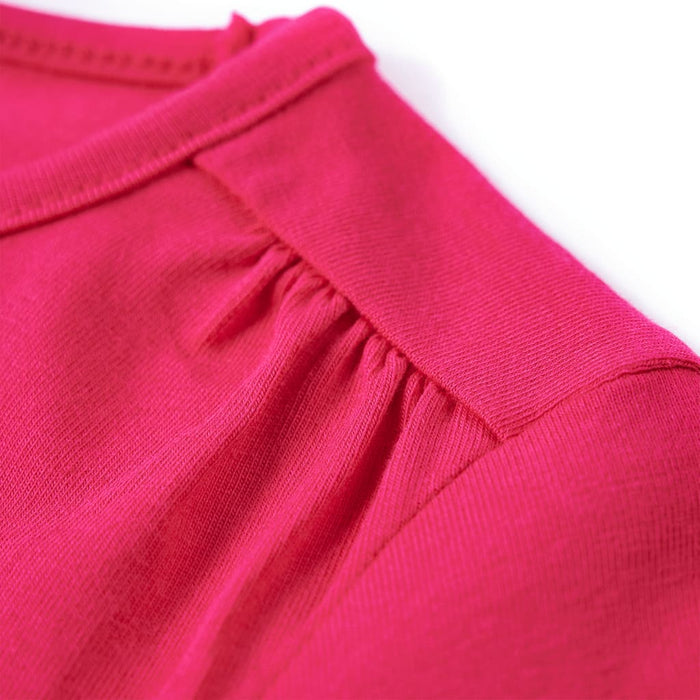 Tricou pentru copii cu mâneci lungi, roz aprins, 104 WALTI