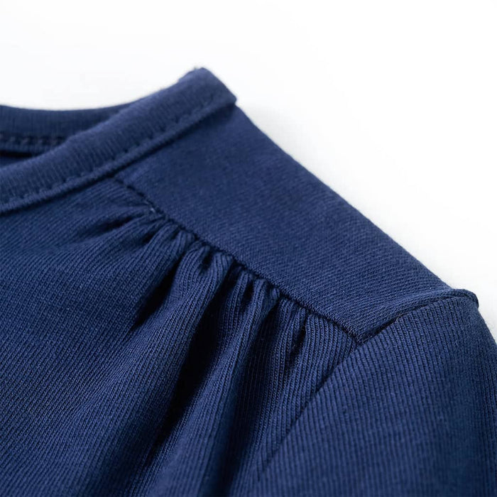 Tricou de copii cu mâneci lungi, bleumarin, 128 - WALTI WALTI