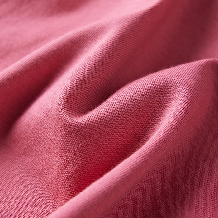 Tricou pentru copii cu mâneci lungi, roz antichizat, 116 WALTI
