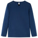 Tricou pentru copii cu mâneci lungi, bleumarin, 116 - WALTI WALTI