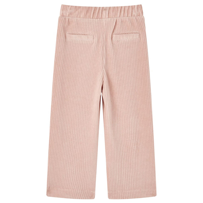 Pantaloni de copii din velur, roz, 104 WALTI