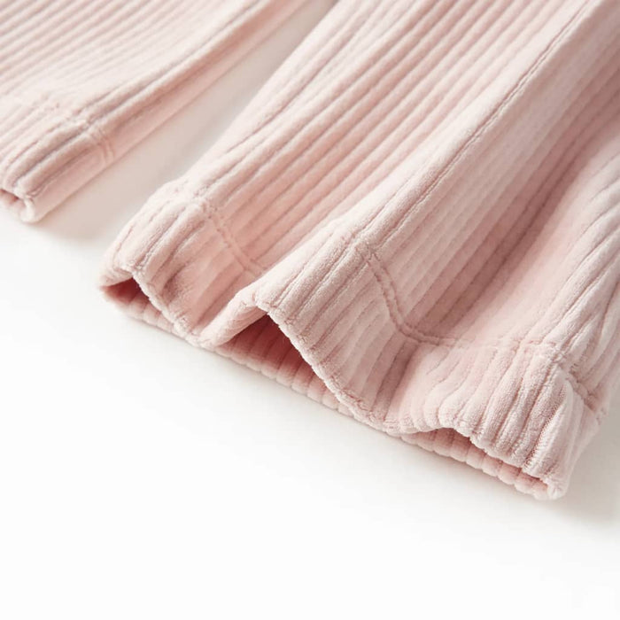Pantaloni de copii din velur, roz, 104 WALTI
