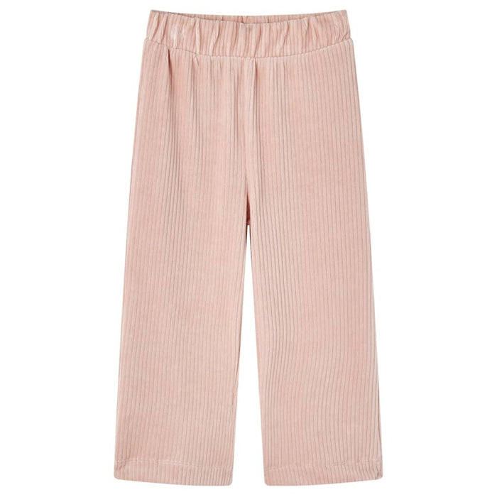 Pantaloni de copii din velur, roz, 116 WALTI