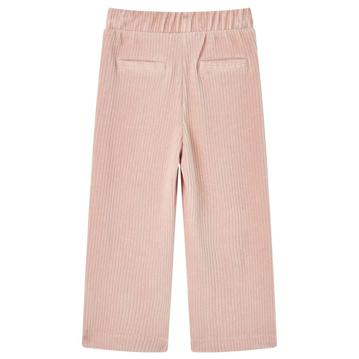Pantaloni de copii din velur, roz, 116 WALTI