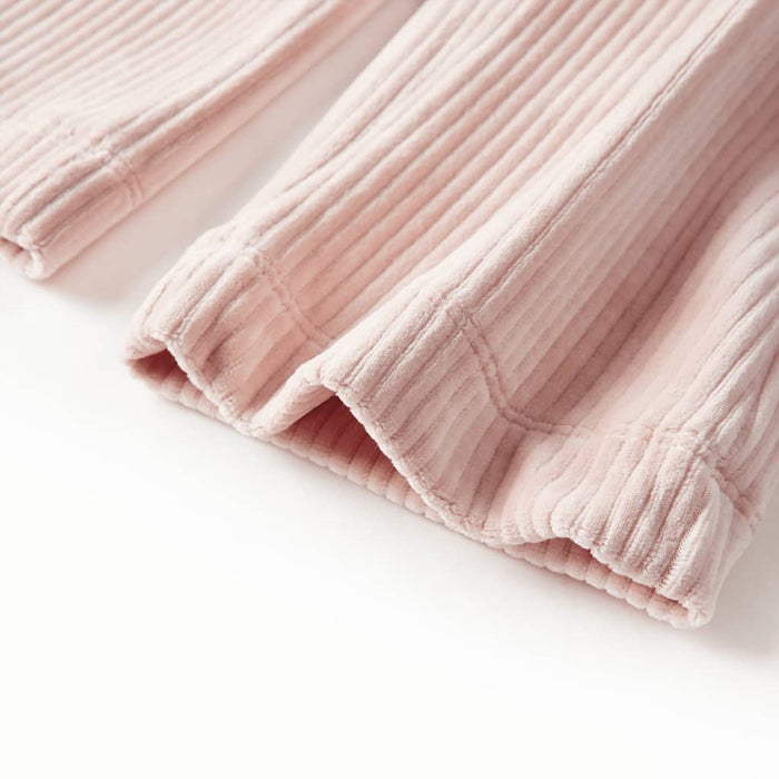 Pantaloni de copii din velur, roz, 116 WALTI