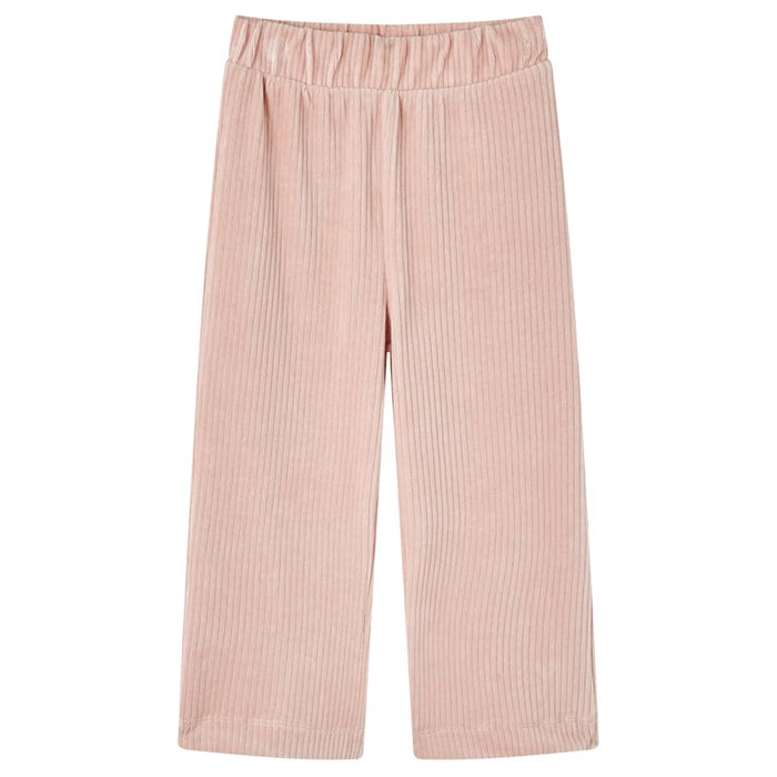 Pantaloni de copii din velur, roz, 128 WALTI