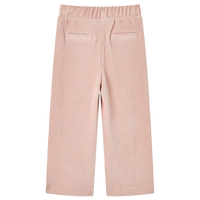 Pantaloni de copii din velur, roz, 128 WALTI