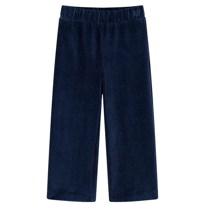 Pantaloni de copii din velur, bleumarin, 92 WALTI