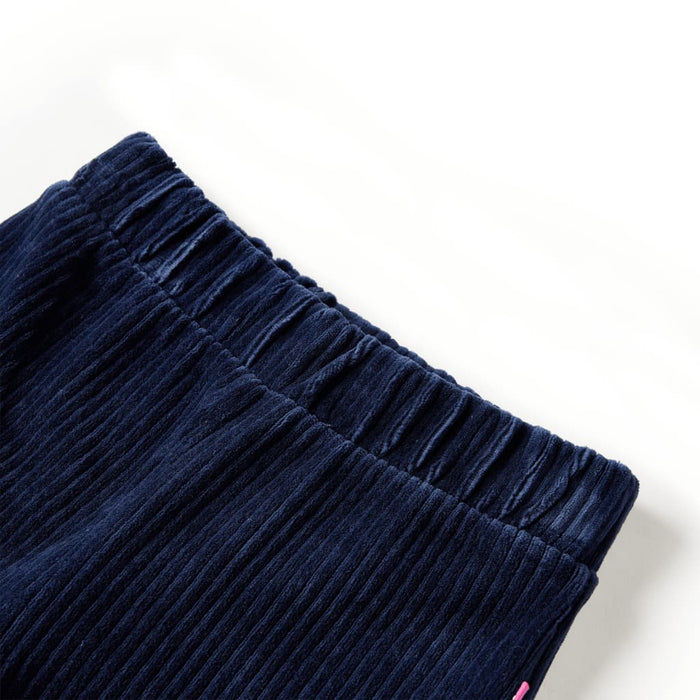 Pantaloni de copii din velur, bleumarin, 92 WALTI